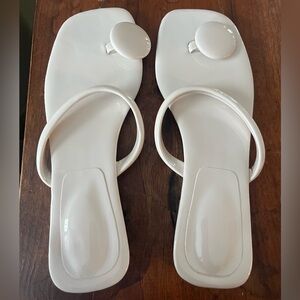 Elegant White Women's Sandals